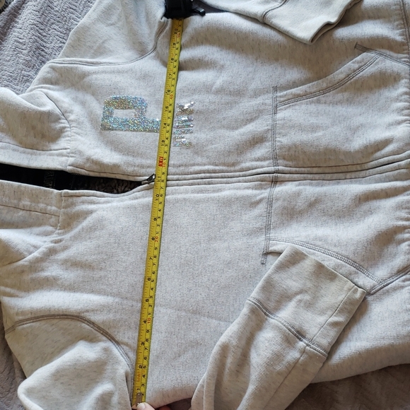 Victoria's Secret PINK Faux Fur Lined Zip Up Hoodie - Picture 12 of 12